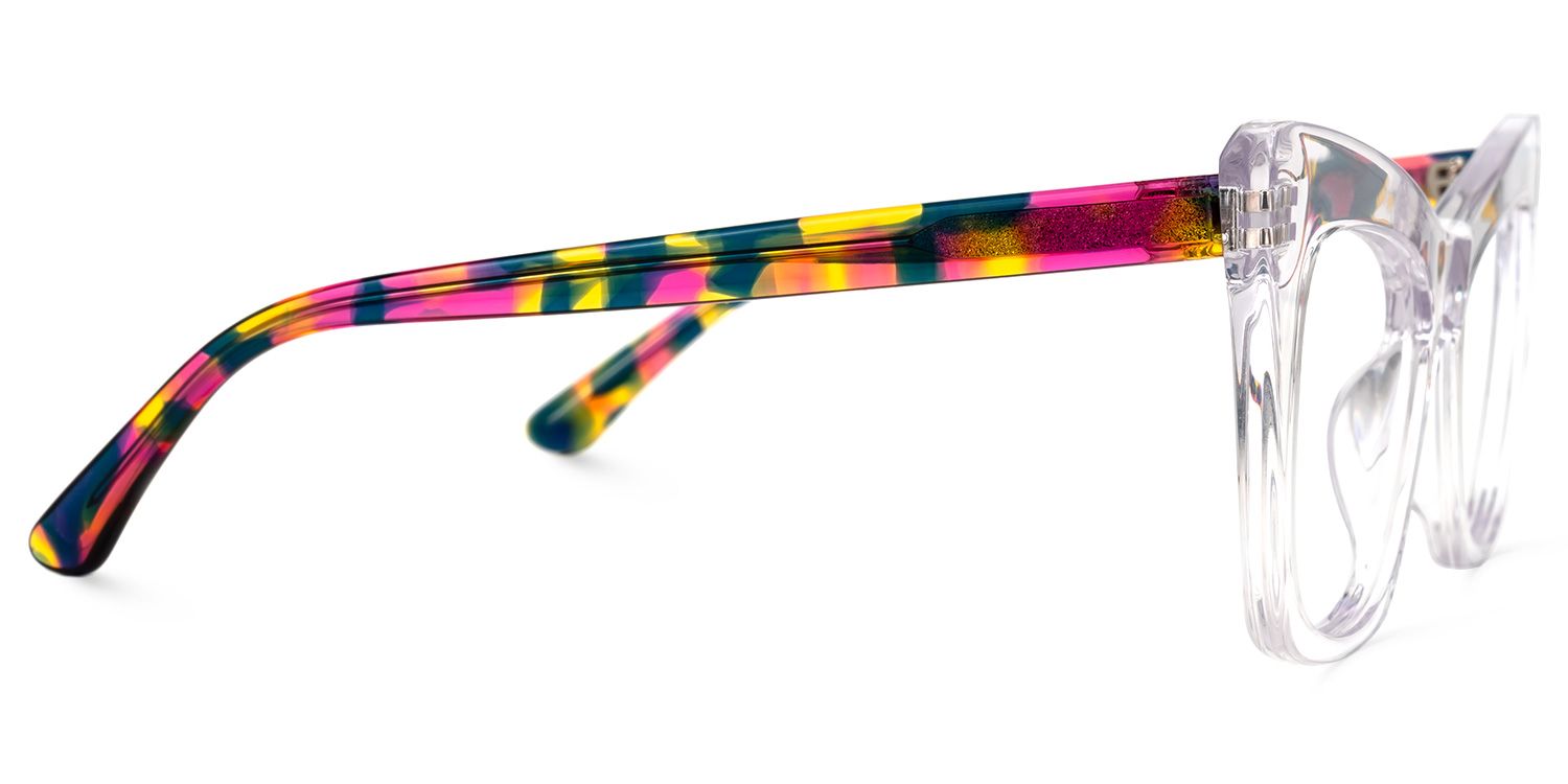 Eamon - Cat Eye Crystal Eyeglasses | Vooglam 4