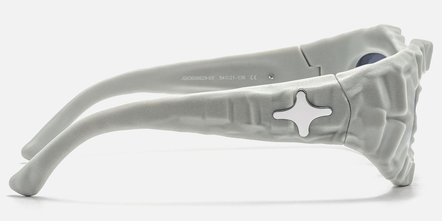 The Geologist - Gray Marble Sunglasses | Vooglam Side View