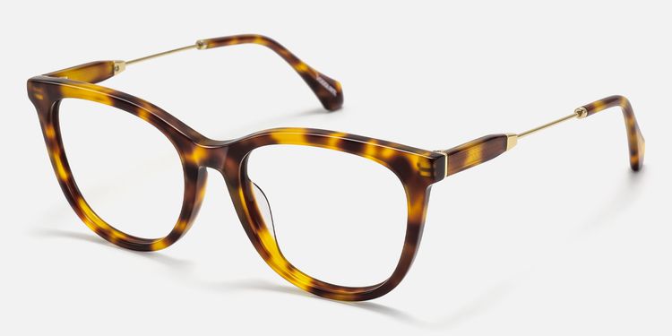 Bask - Square Tortoise Eyeglasses by Vooglam