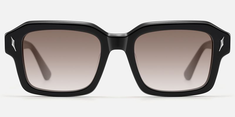 Blindspot - Square Black Sunglasses
