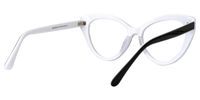 Danail - Cat Eye Black Eyeglasses | Vooglam Side View