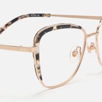 Haze - Butterfly Tortoise Eyeglasses | Vooglam Design Details