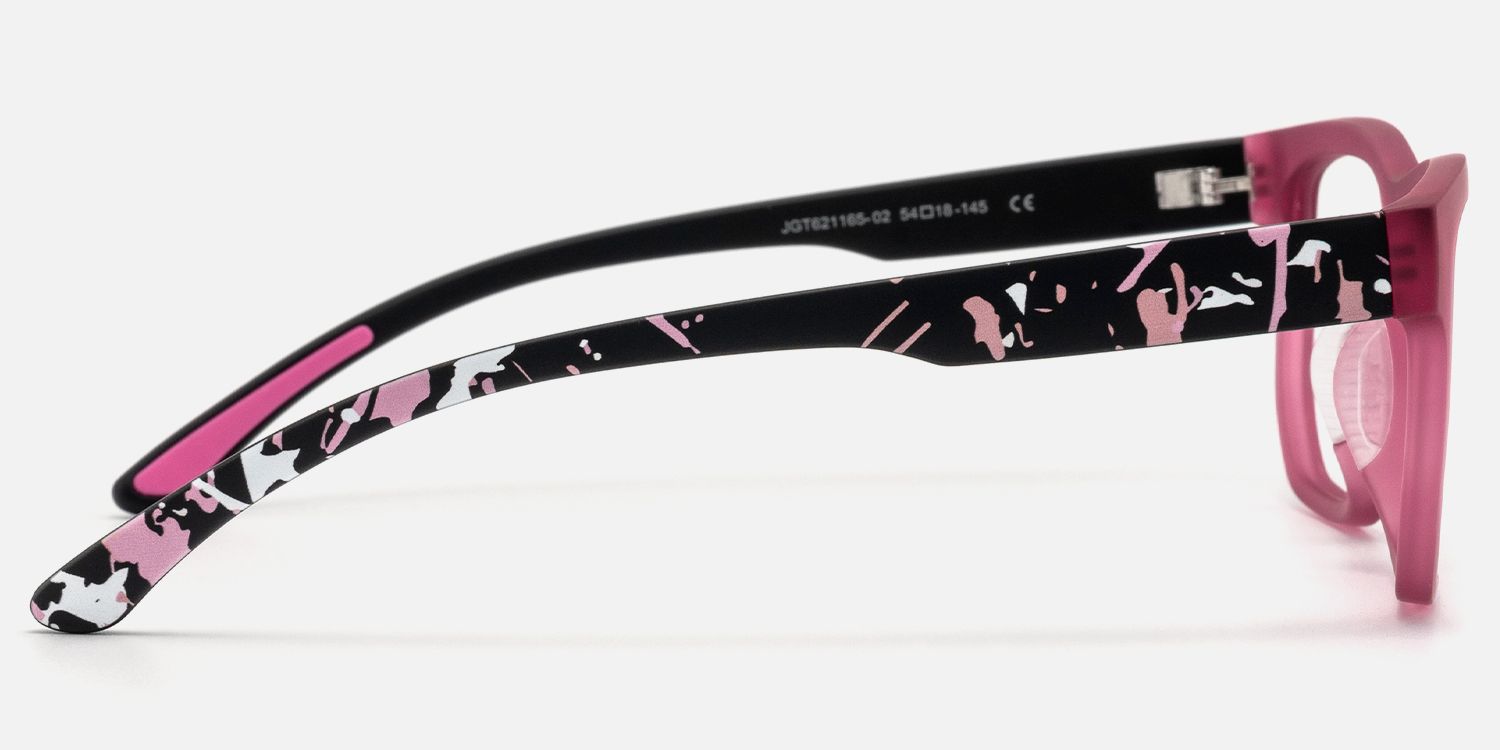 Nocturnal - Geometric Purple Eyeglasses product detail 3