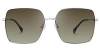 Elmer - Aviator Silver Sunglasses | Vooglam Angle View