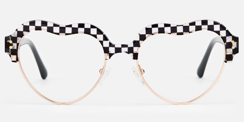 Hannah - Heart Pattern Eyeglasses