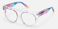 Patrice - Aviator Transparent Eyeglasses