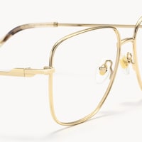 Karma - Square Gold Eyeglasses - 4