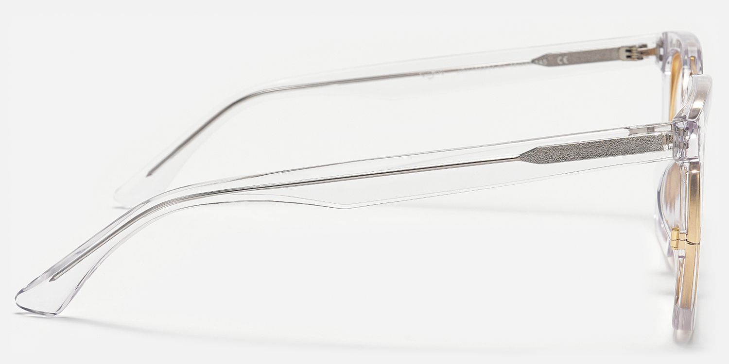 Gafnit - Aviator Crystal Eyeglasses | Vooglam Side View