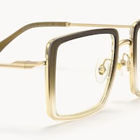 Harmony - Square Brown Eyeglasses - 4