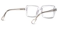 Eladio - Rectangle Crystal Eyeglasses | Vooglam Side View