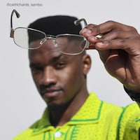 Nyame - Rectangle Silver Eyeglasses - 6