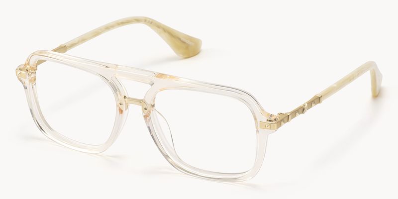 Marfa - Aviator Yellow Eyeglasses