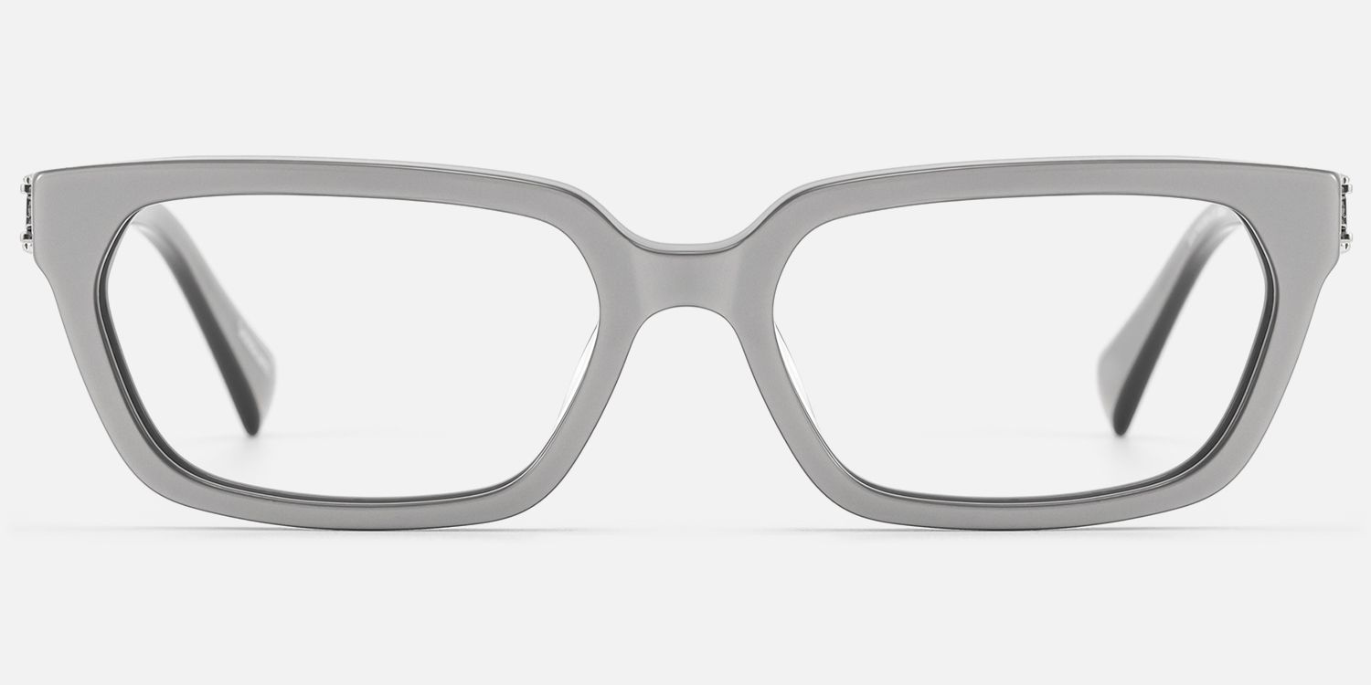 Scarpa - Pearlescent Silver Double Wire Glasses | Vooglam Angle View