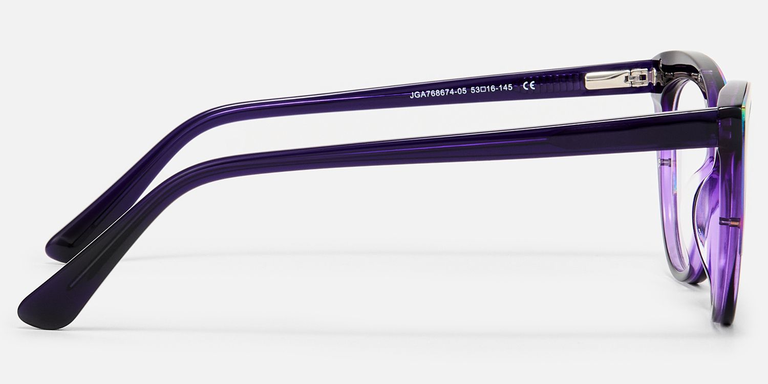 Langley - Cat Eye Purple Eyeglasses product detail 3