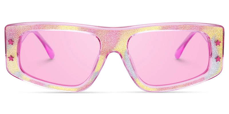 Maeva - Rectangle Multicolor Sunglasses