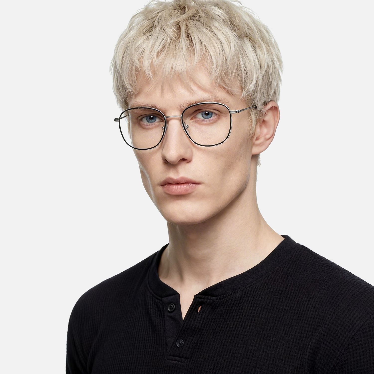 Explore the design story of Static - Oval Silver Eyeglasses | Vooglam
