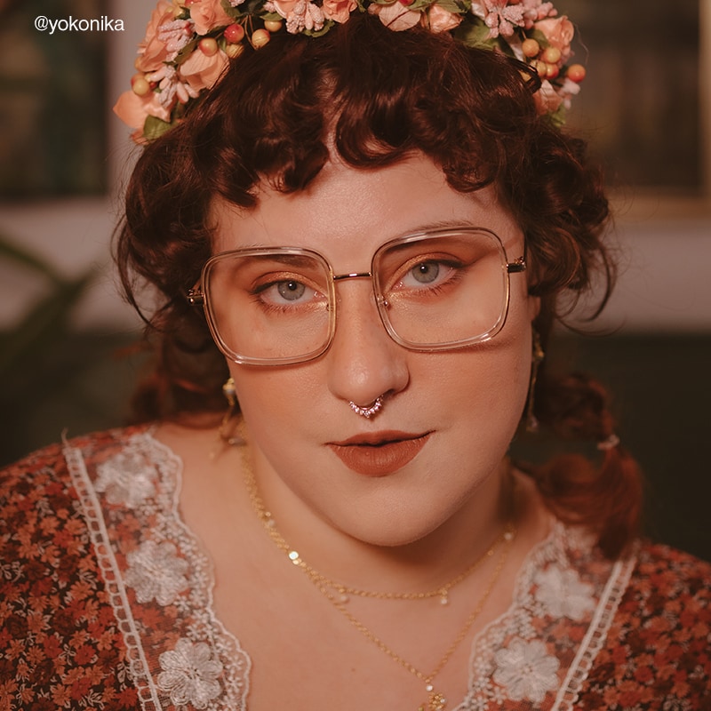 Jace - Square Crystal Eyeglasses