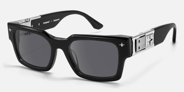 The Programmer - Bold Black USB Sunglasses | Vooglam
