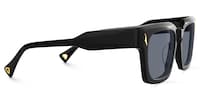 Mahola - Rectangle Black Sunglasses - 4