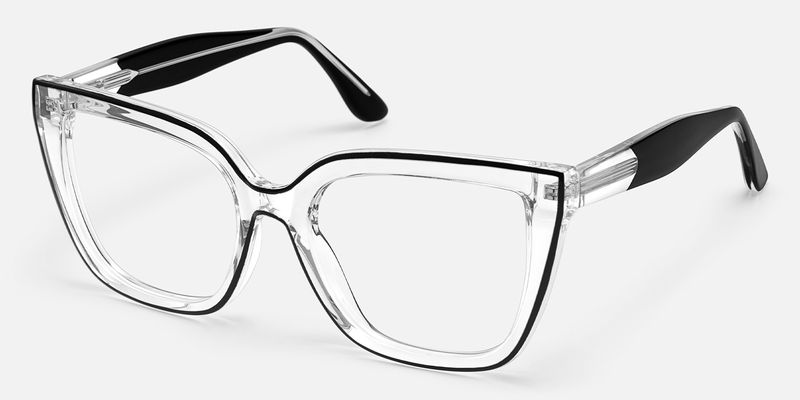 Jessye - Transparent TR90 Butterfly Glasses | Vooglam
