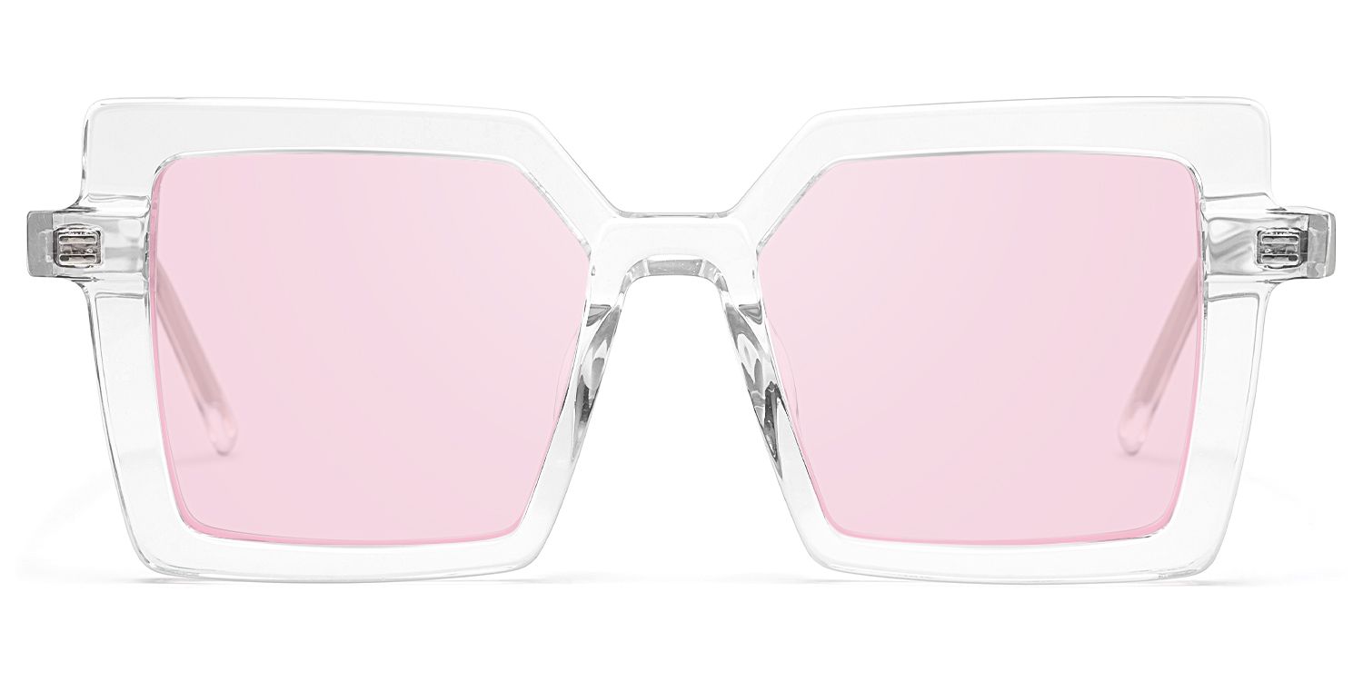 Eilis - Square Crystal Acetate Eyeglasses | Vooglam Product Details 1
