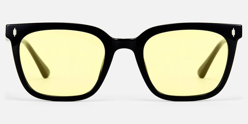Cosmo - Rectangle Black Sunglasses | Vooglam