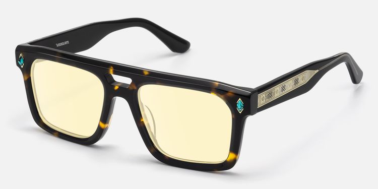 Bastion - Yellow Tint Tortoise Sunglasses | Vooglam