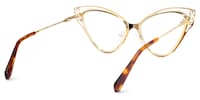 Calbhach - Cat Eye Green Eyeglasses - 3