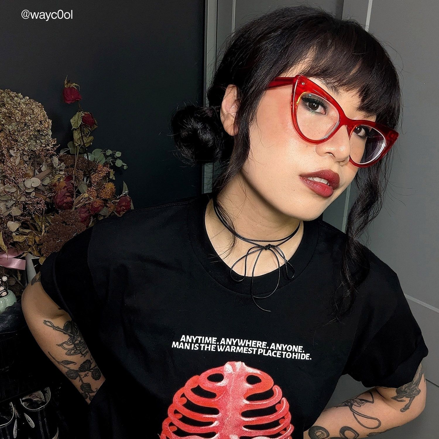 Elegant Red Women\'s Glasses Red Glasses | Stylish & Bold Eyewear Collection - GlassesShop main image 3
