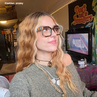 Abetzi - Rectangle Brown Eyeglasses - 9