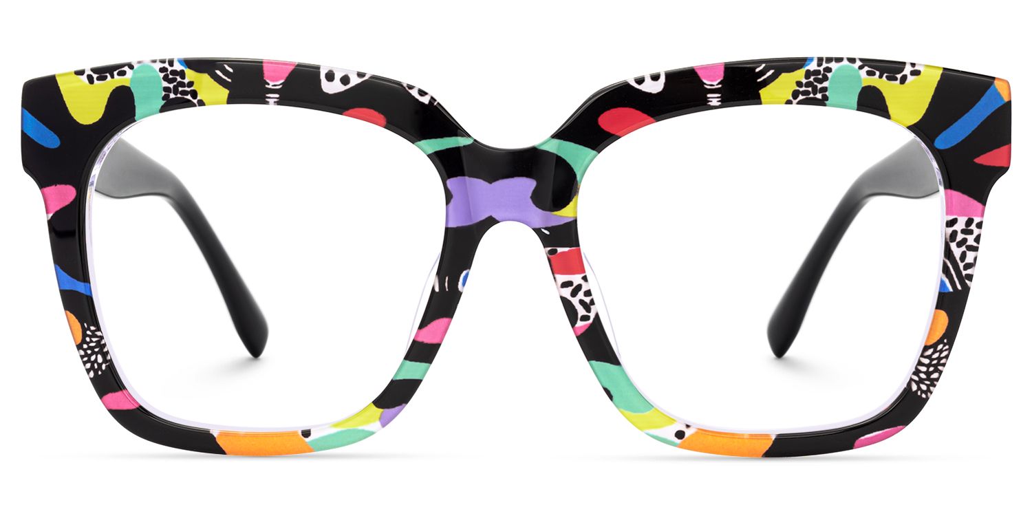 Martha - Square Pattern Eyeglasses product detail 2