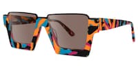 Dardhan - Rectangle Multicolor Sunglasses - 2