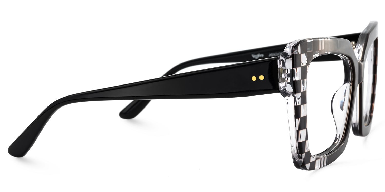 Moshay - Butterfly Black Eyeglasses | Vooglam 4