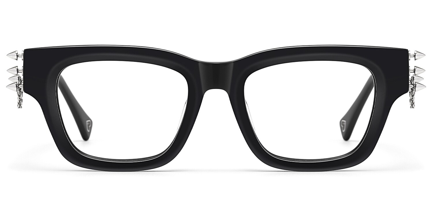 

Stud - Rectangle Black Eyeglasses