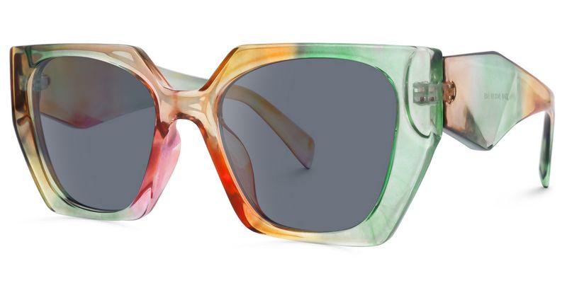 Faridah - Geometric Multicolor Sunglasses