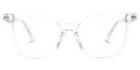 Fidelia - Butterfly Crystal Eyeglasses | Vooglam Angle View