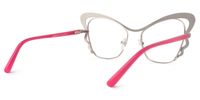 Adonia - Butterfly Violet/Red Eyeglasses | Vooglam Side View