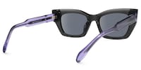 Velora - Cat Eye Grey Sunglasses - 3