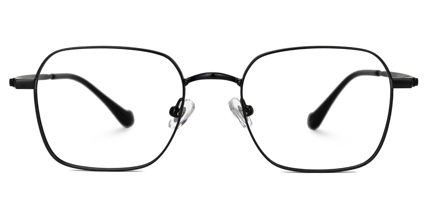 

Deimena - Rectangle Black Eyeglasses