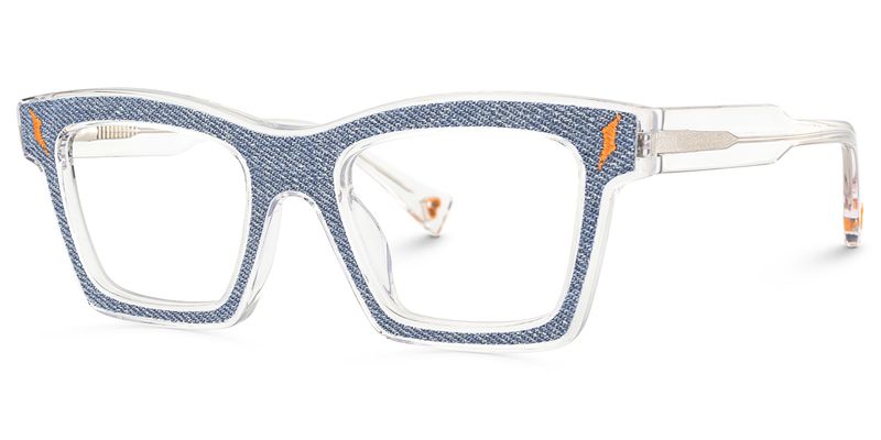 Ganya - Square Blue Eyeglasses