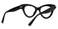 Farai - Cat Eye Black Eyeglasses | Vooglam Side View