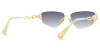 Spine - Geometric Gold Sunglasses - 3