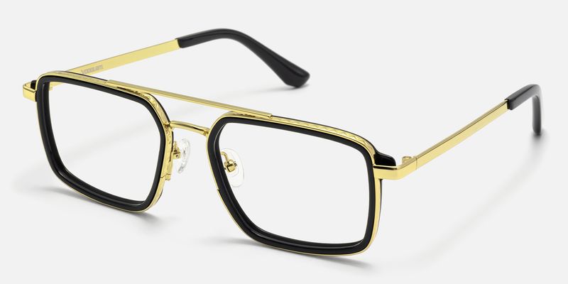 Navigator - Aviator Black Eyeglasses