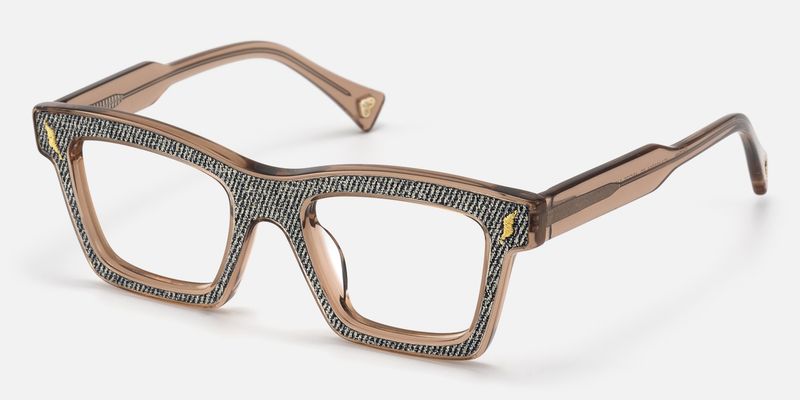 Ganya - Square Brown Eyeglasses