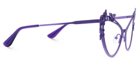 Elkan - Cat Eye Purple Eyeglasses | Vooglam