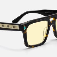 Bastion - Yellow Tint Tortoise Sunglasses | Vooglam Design Details