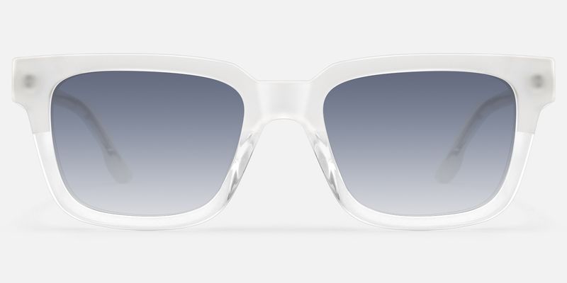 Strobe - Rectangle Transparent Sunglasses