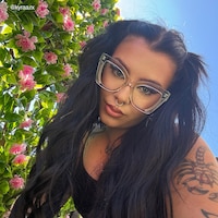 Destiney - Butterfly Grey Ombre Prescription Glasses - 10