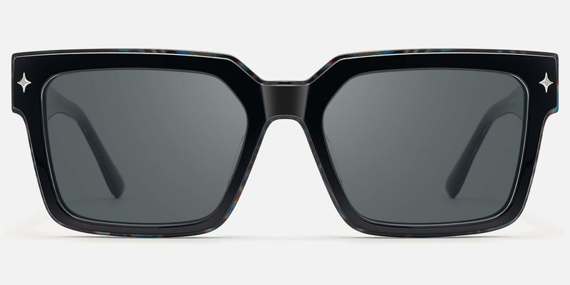 Havok - Rectangle Black Sunglasses