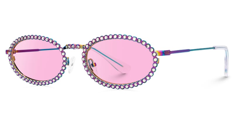 Fergie - Oval Multicolor Sunglasses